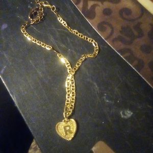 16 inchgold new necklace r on pendant SOLD